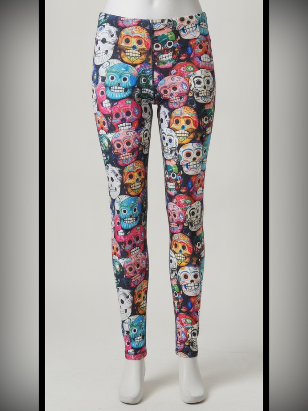 Terez Sugar Skull Leggings, XS